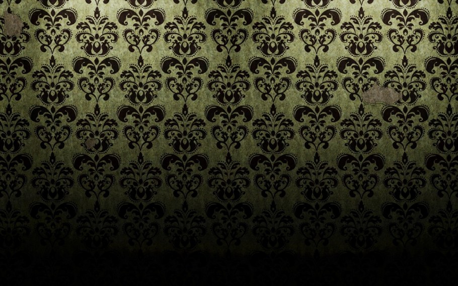 Черный фон с узорами