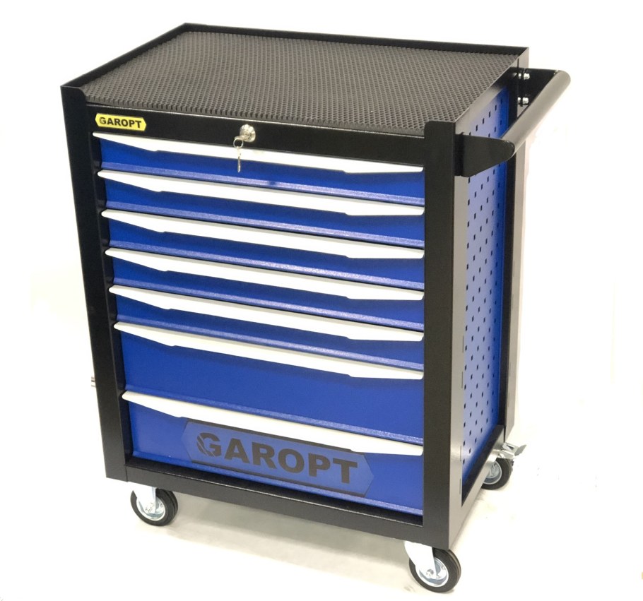 Тележка инструментальная для автосервиса Hans (7 ящ.), 9917hq