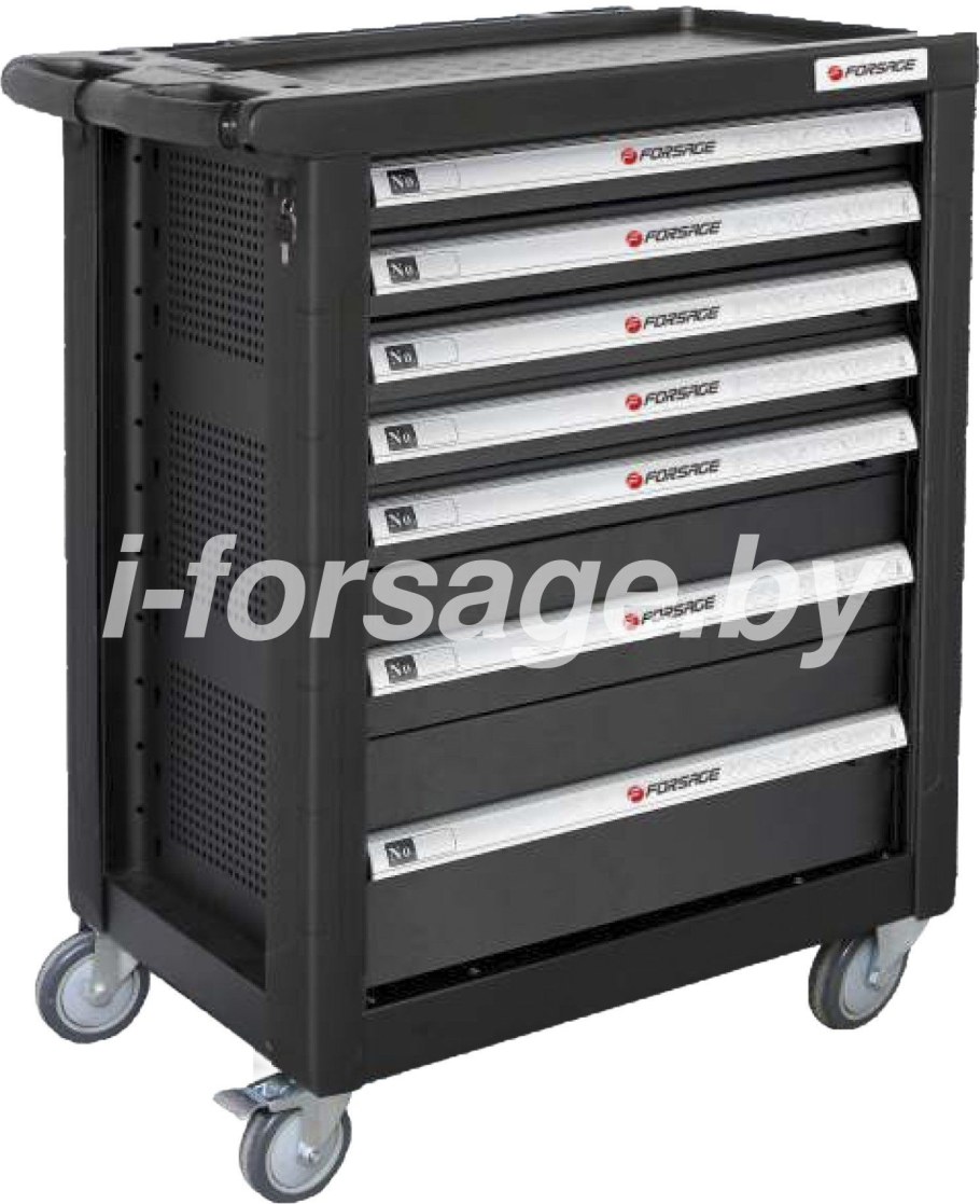 Тележка инструментальная 7 ящиков Forsage