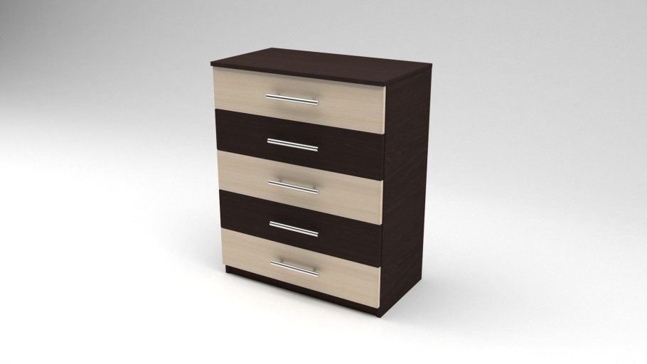 Комод к11 венге дуб молочный Аквалон