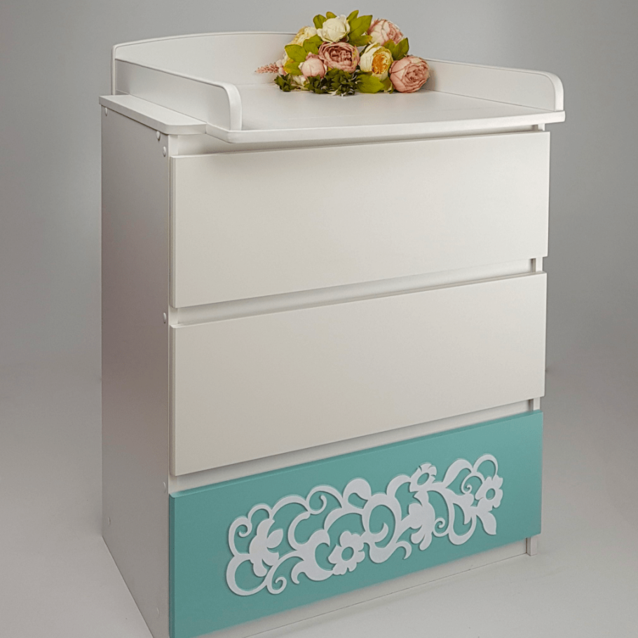 Комод островок уюта пеленальный Eva декор Арабески