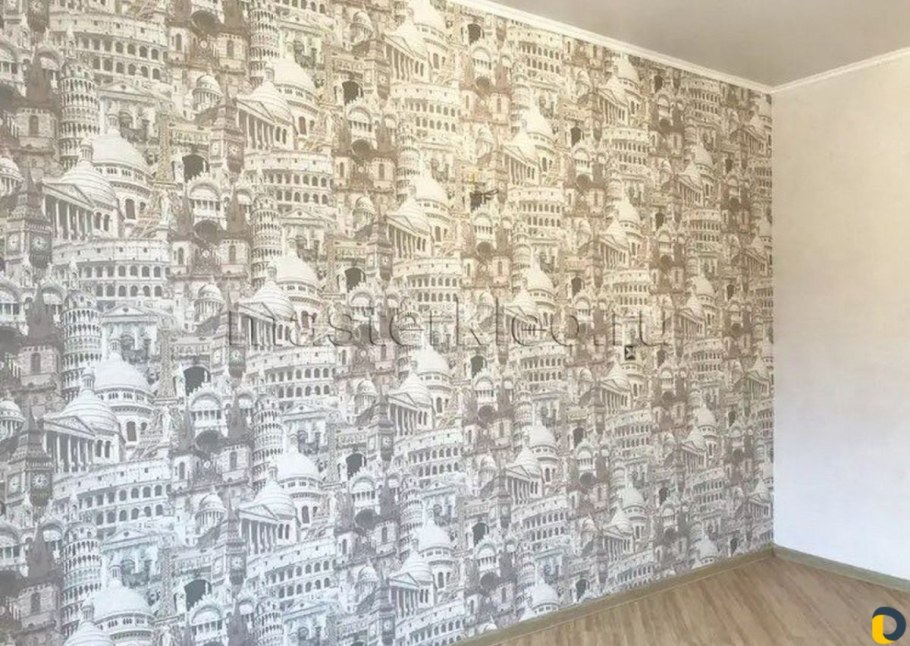 Оклеить комнату