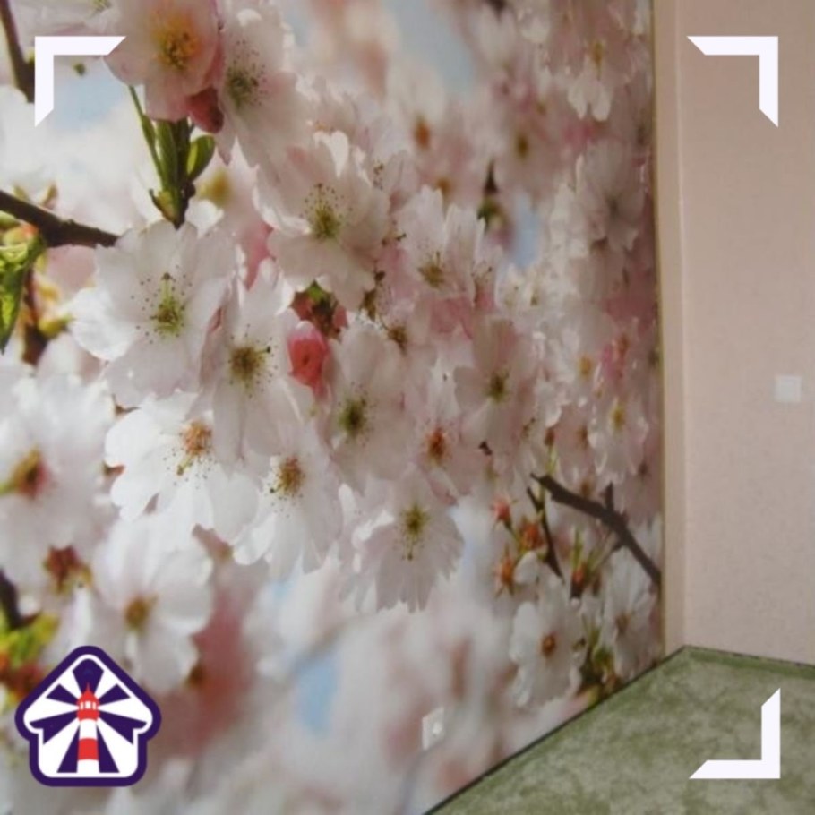 Поклейка фотообоев