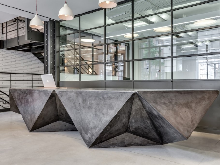 Архитектурный бетон в интерьере