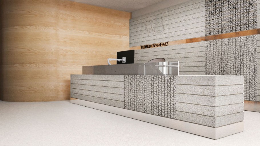 Стойка ресепшн архикад