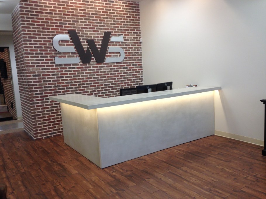 Ресепшен под бетон