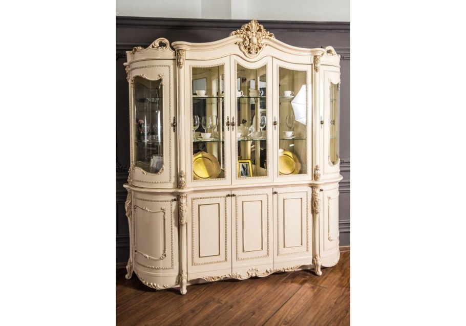 Сервант Джоконда 5-СТВ крем глянец