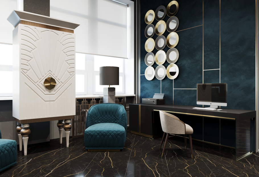 Интерьер шоу рума мебели