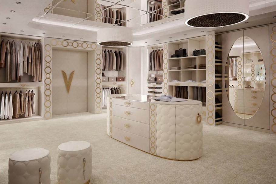 Гардеробная арт деко