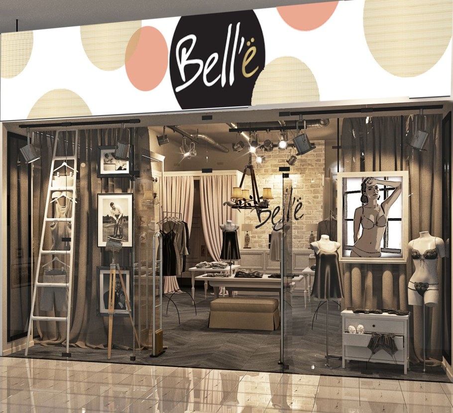 Витрины магазинов в стиле