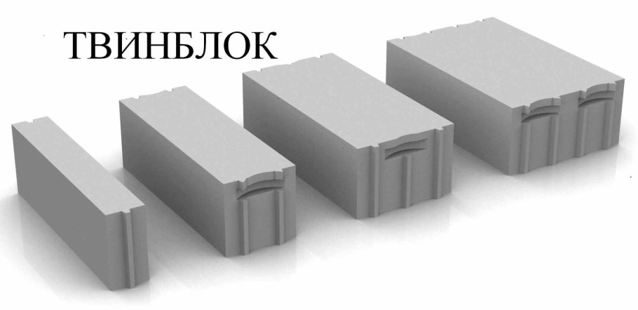 Блок газобетонный Твинблок d400 625х250х300 мм