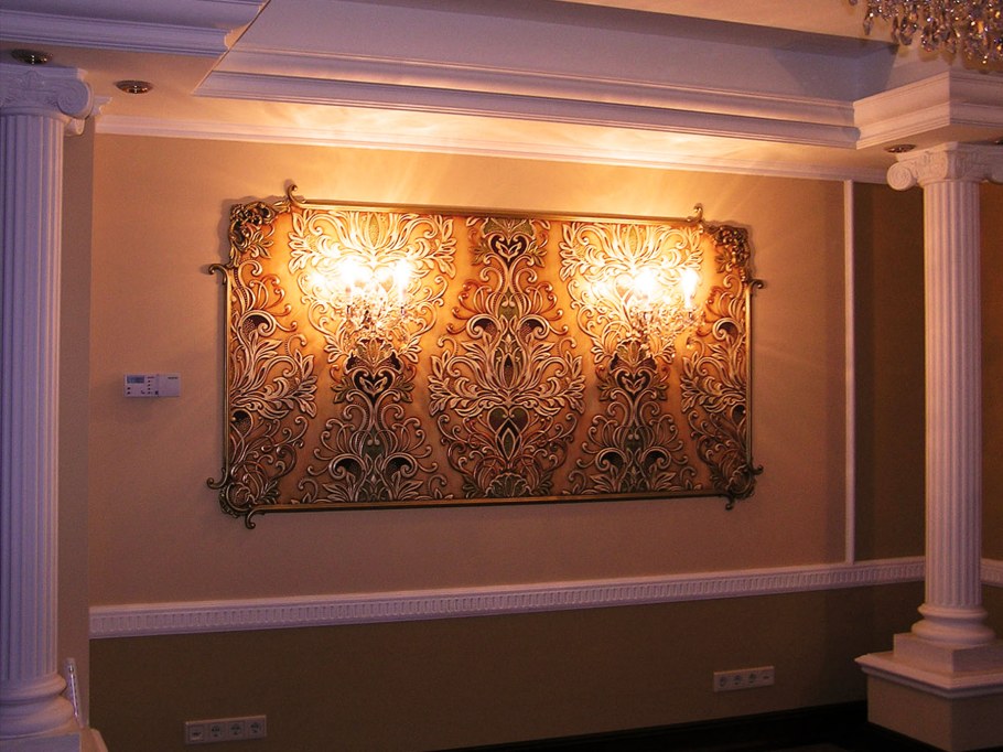 Линкруста в интерьере