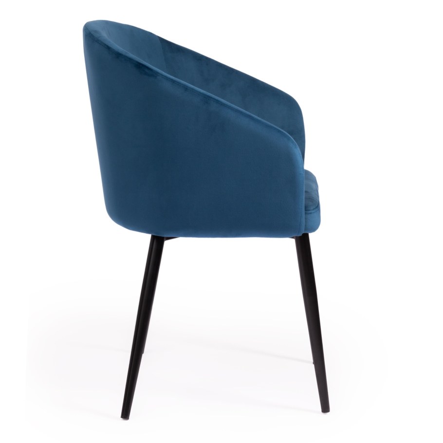 19a05 scaun stofa Blue Velvet HLR-64