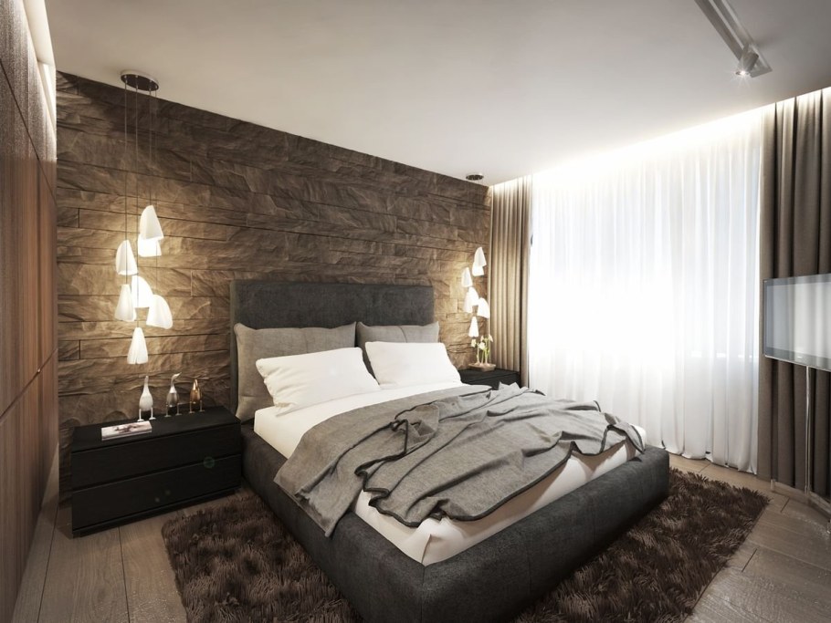 Отделка спальни в стиле Минимализм