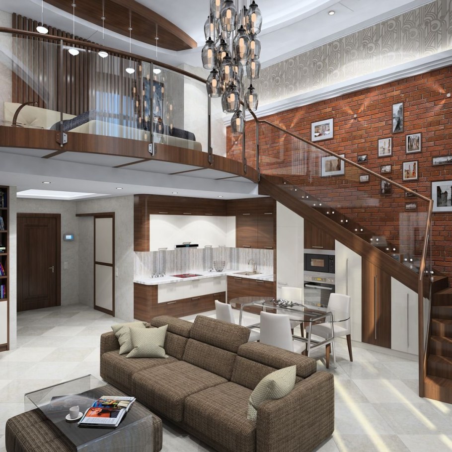 Двухэтажная квартира