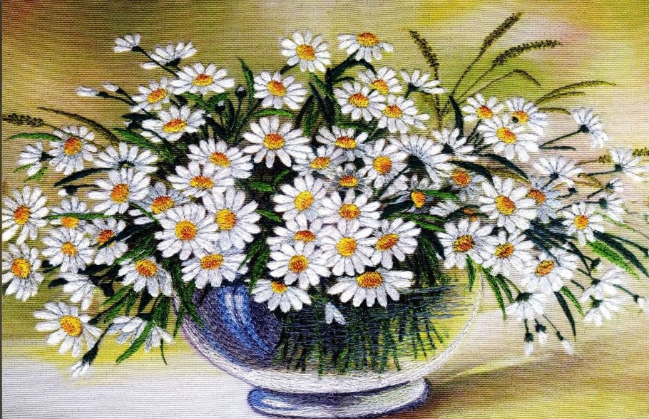 Правополушарное рисование ромашки