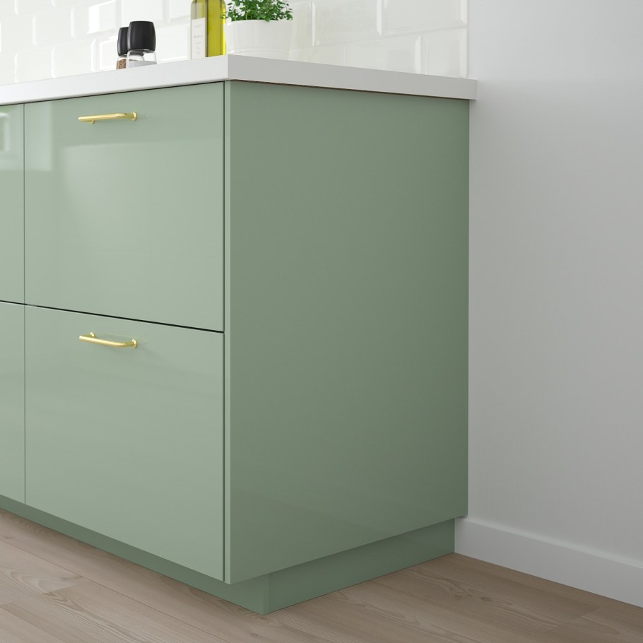 Кухня икеа Калларп зеленая