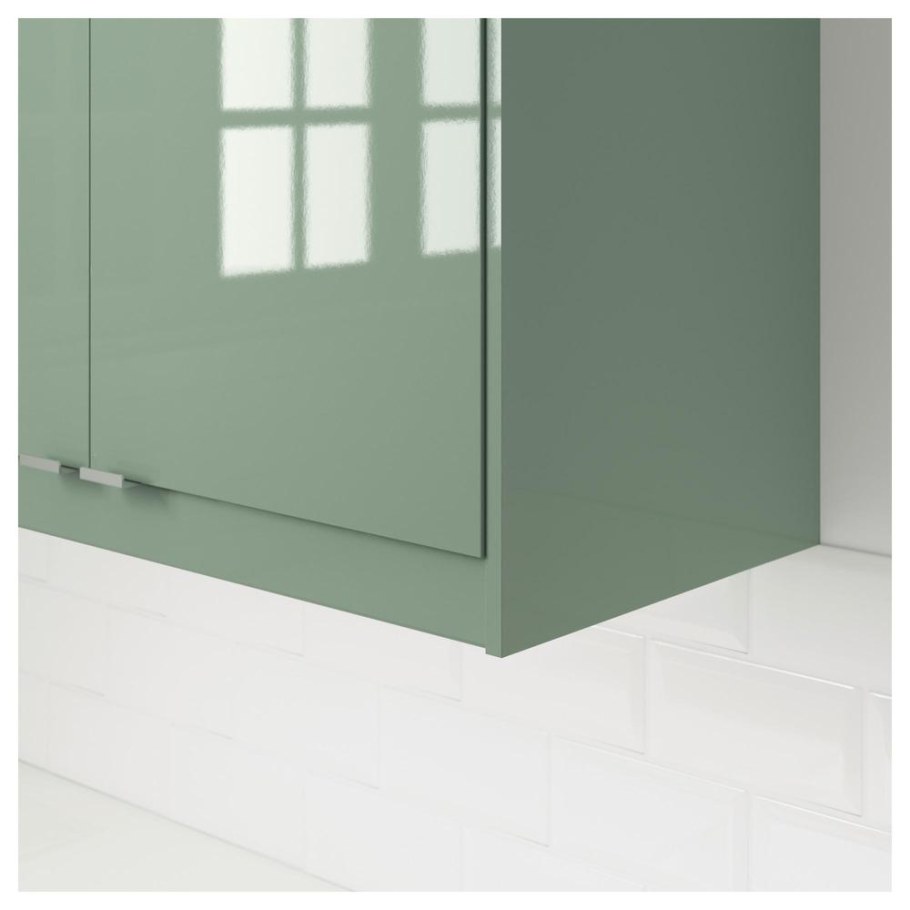 Кухня икеа Калларп зеленая