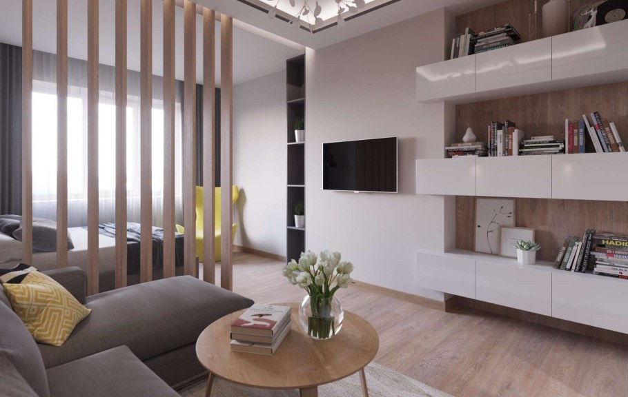 Реечная перегородка с поворотным механизмом Sofia 37