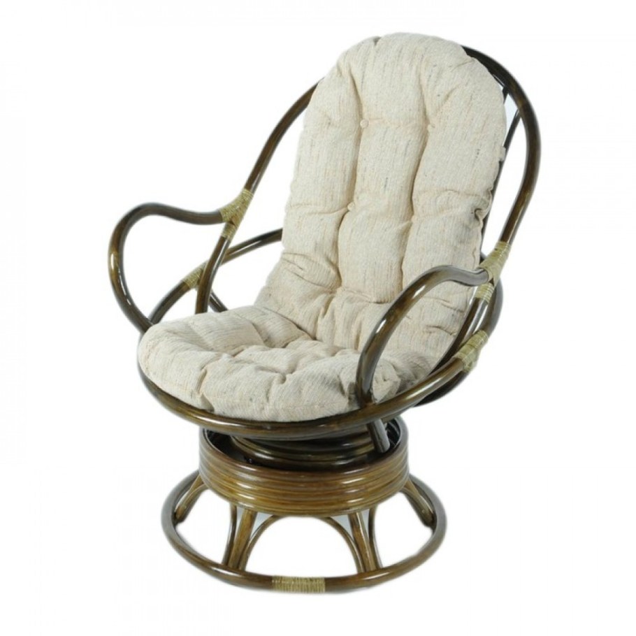 Кресло вращающееся с подушкой Vinotti 05/01 цвет: олива