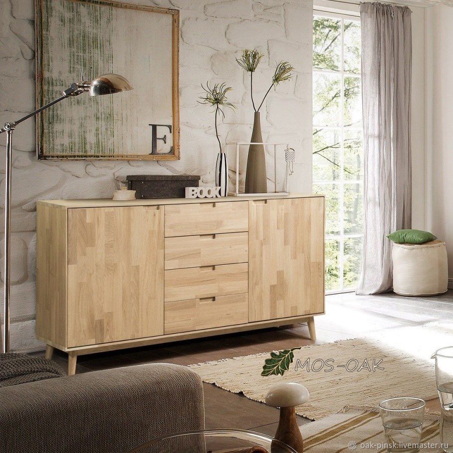 Сканди 3 комод Стенлес