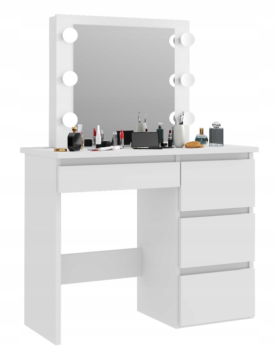 Хофф туалетный столик с зеркалом белый