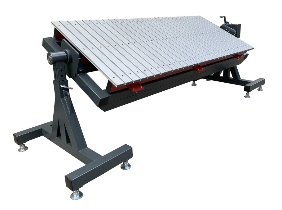 Сборочно-сварочный стол чугунный c перфорацией 28 мм, слот-стол (Россия)