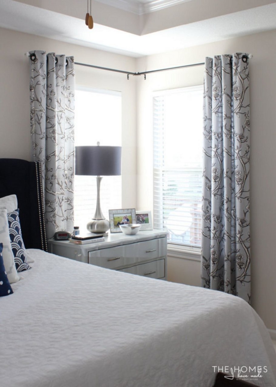 Шторы на угловое окно