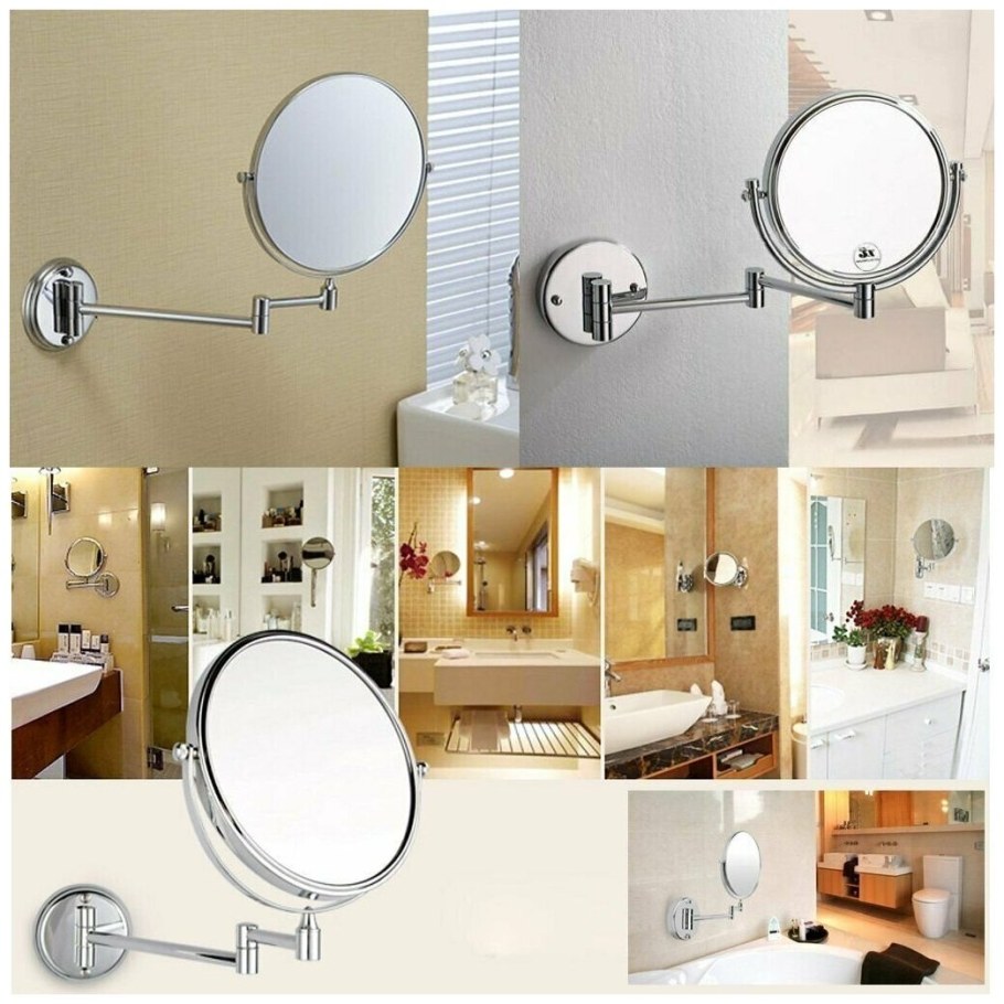 Косметическое зеркало Frap f6108 хром