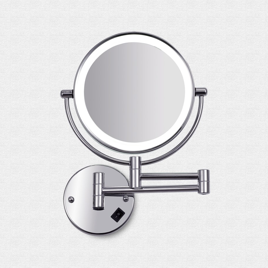 Зеркало косметическое настенное Hansgrohe logis Universal зеркало для бритья с подсветкой led с подсветкой