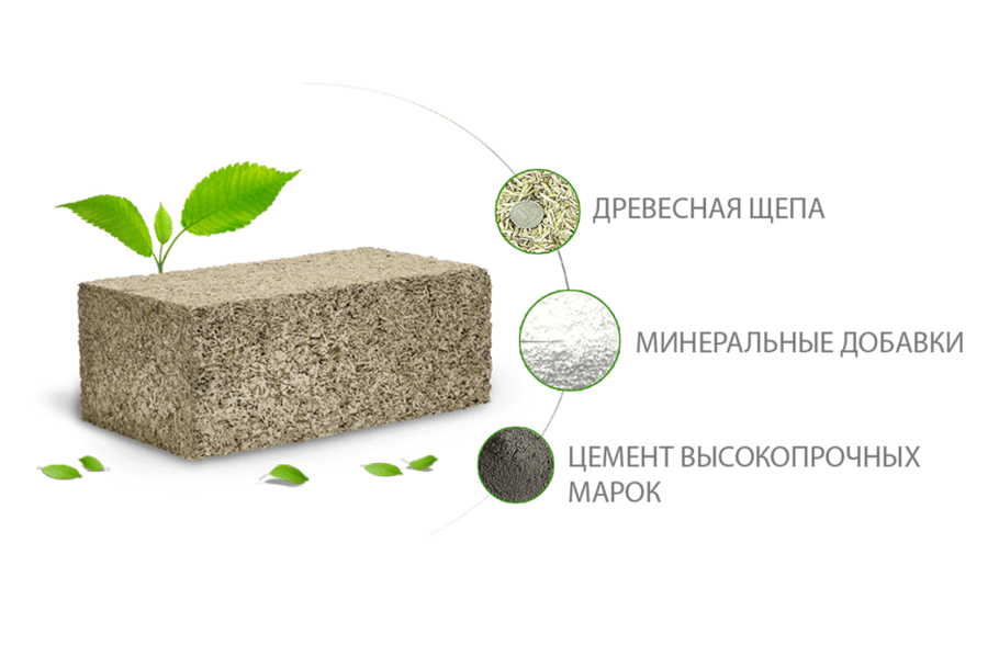 Арболитовые блоки 500 30 30