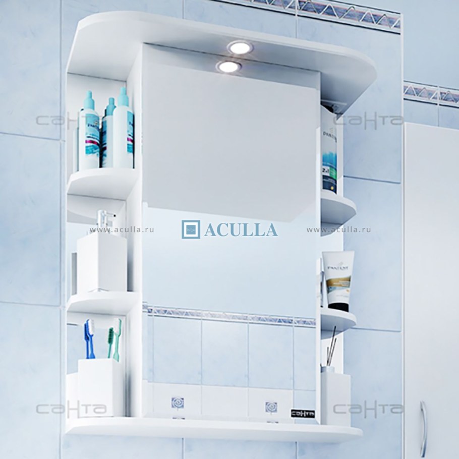 Зеркало-шкаф Санта Герда 60 фацет