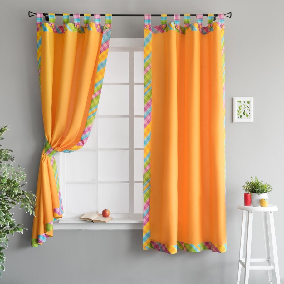 Комплект штор Кейси оранжевые