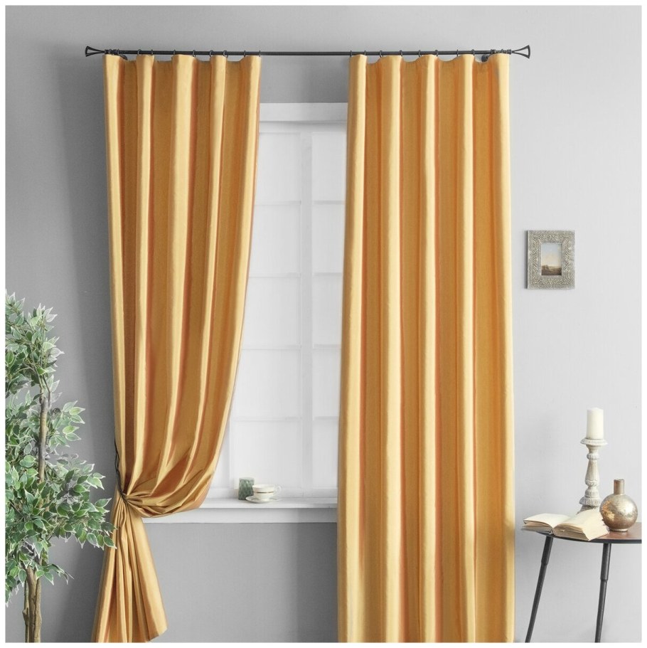 Шторы икеа Тафта оранжевый