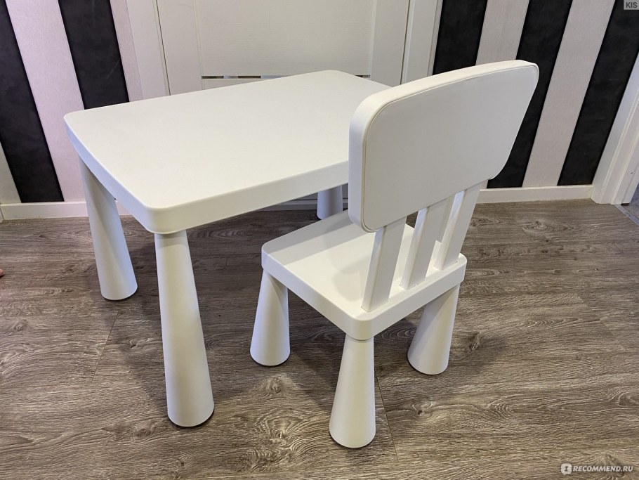 Икеа стульчик маммут белый