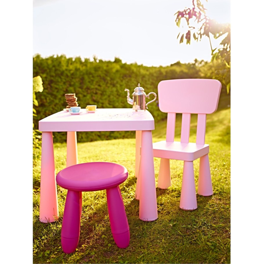 Икеа маммут стол и стул