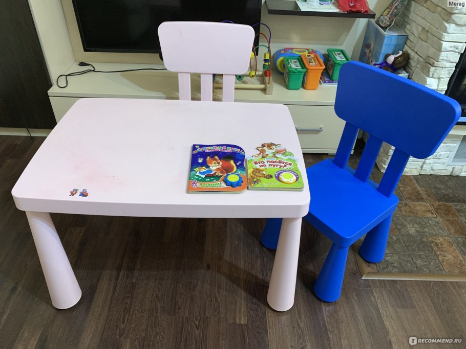 Стол икеа белый детский маммут