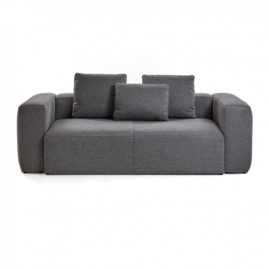 Темно серый диван