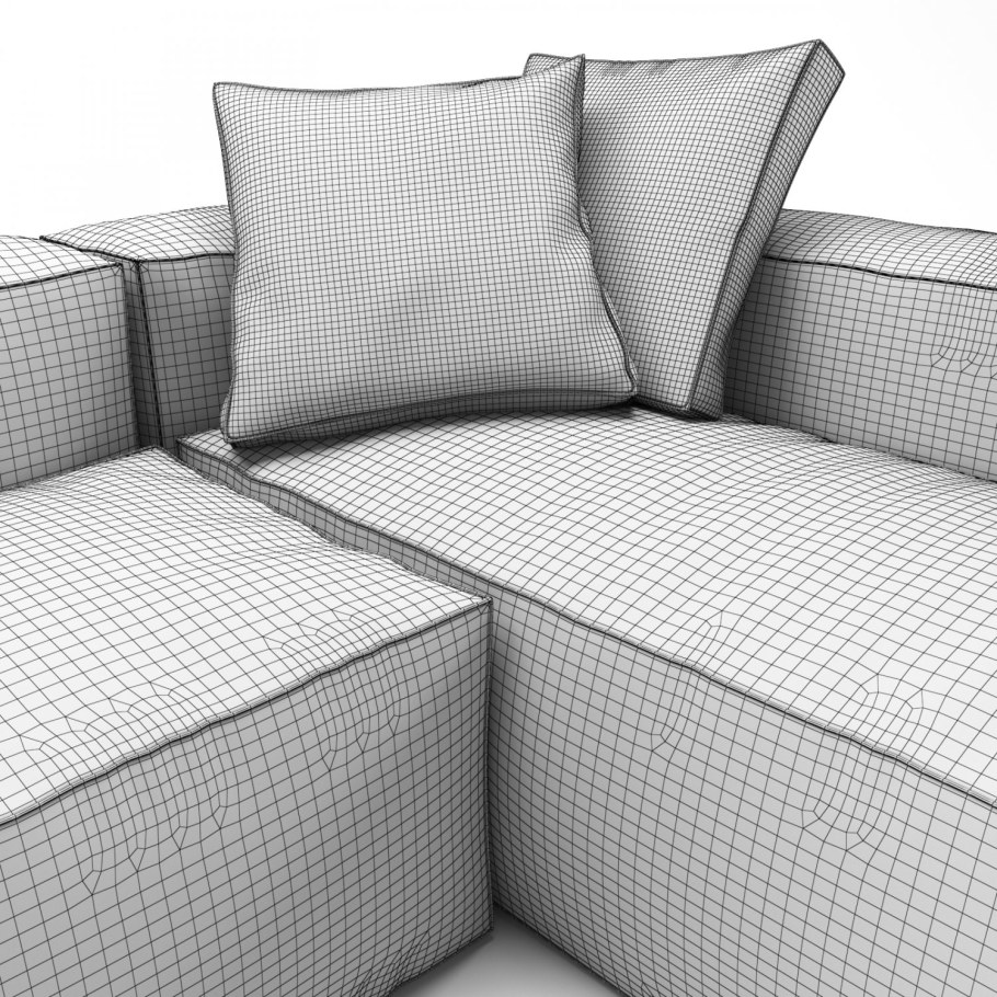 Угловой диван лофт