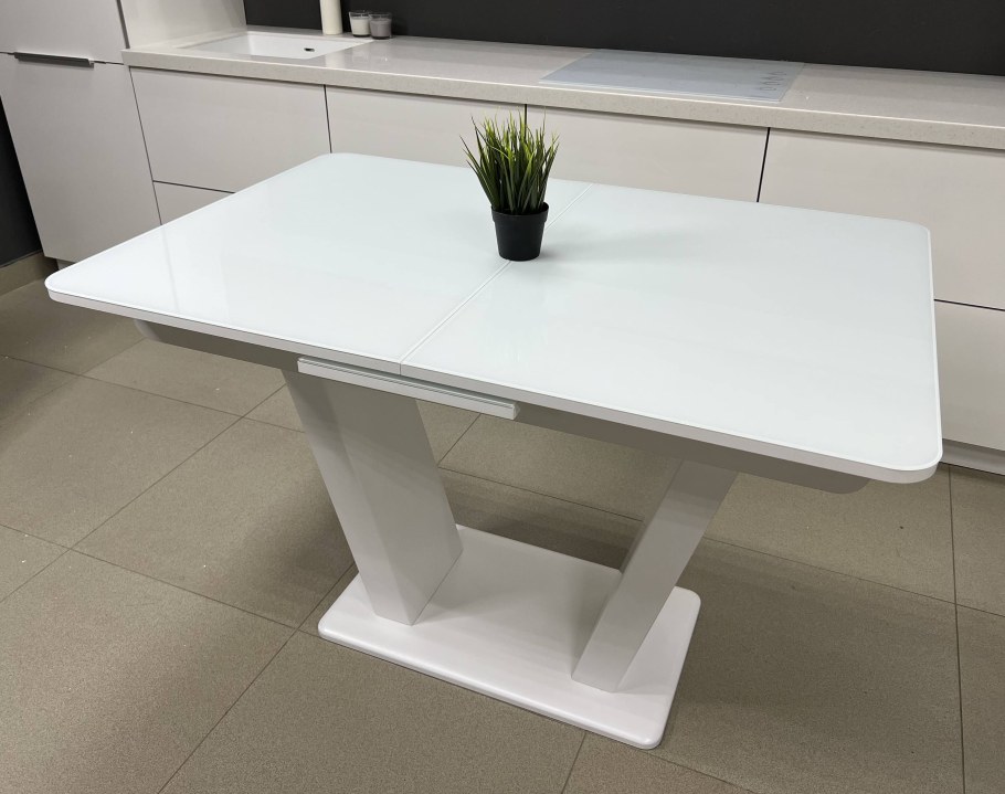 Лаковый стол обеденный трансформер Aurora