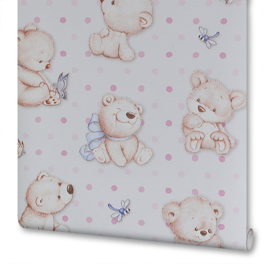 Детские обои с мишками для стен
