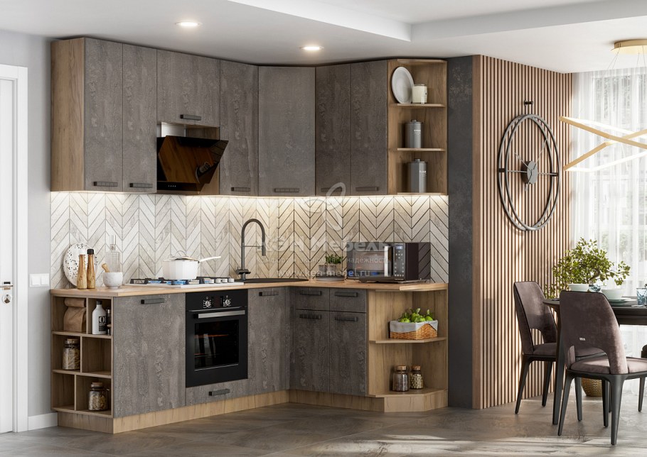 Кухня Пасадена шелковый камень