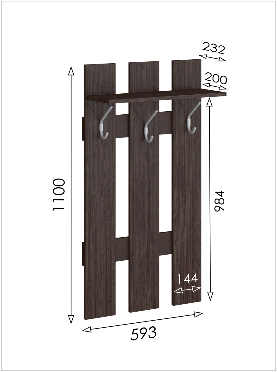 Вешалка в прихожую Леруа Мерлен