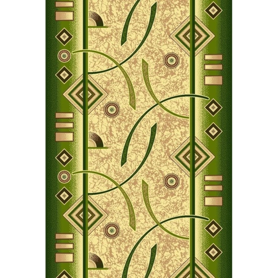 Дорожка ковровая «Лидер 600» войлок 1 м цвет зелёный