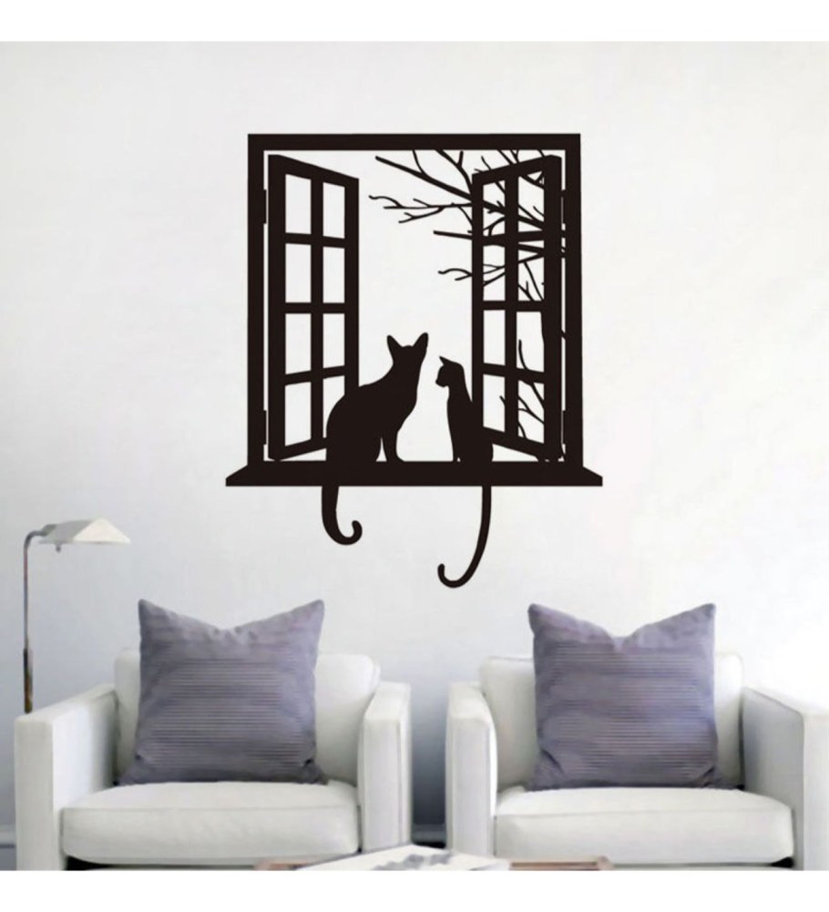 Силуэты на стене в интерьере