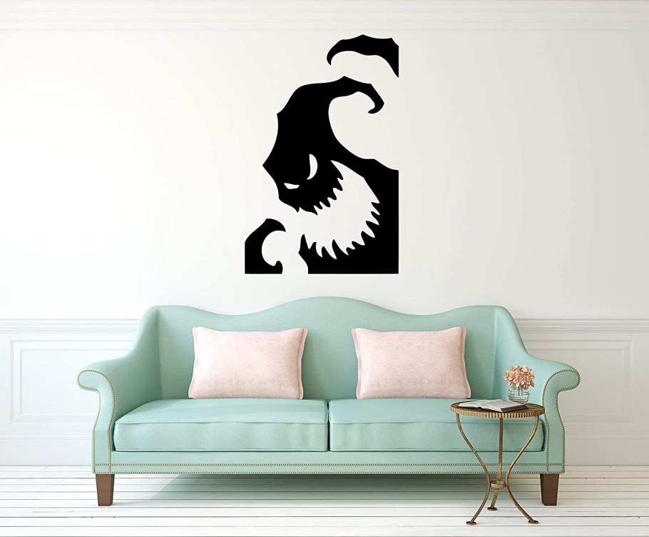 Наклейки интерьерные на дверь коричневую