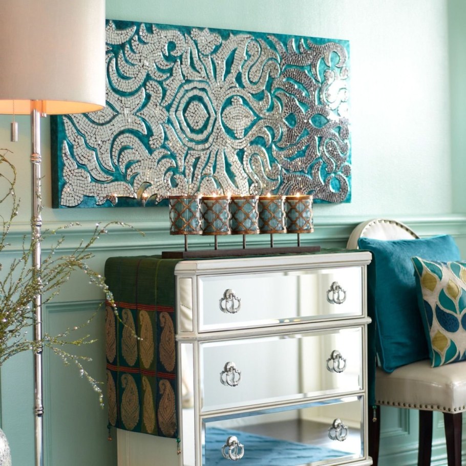Бирюзовый декор в интерьере