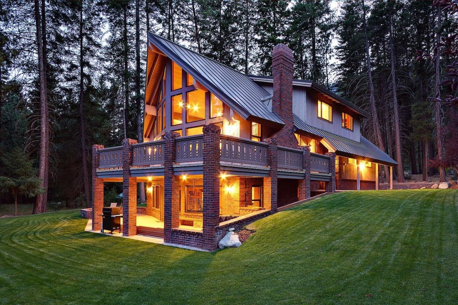 Деревянный коттедж