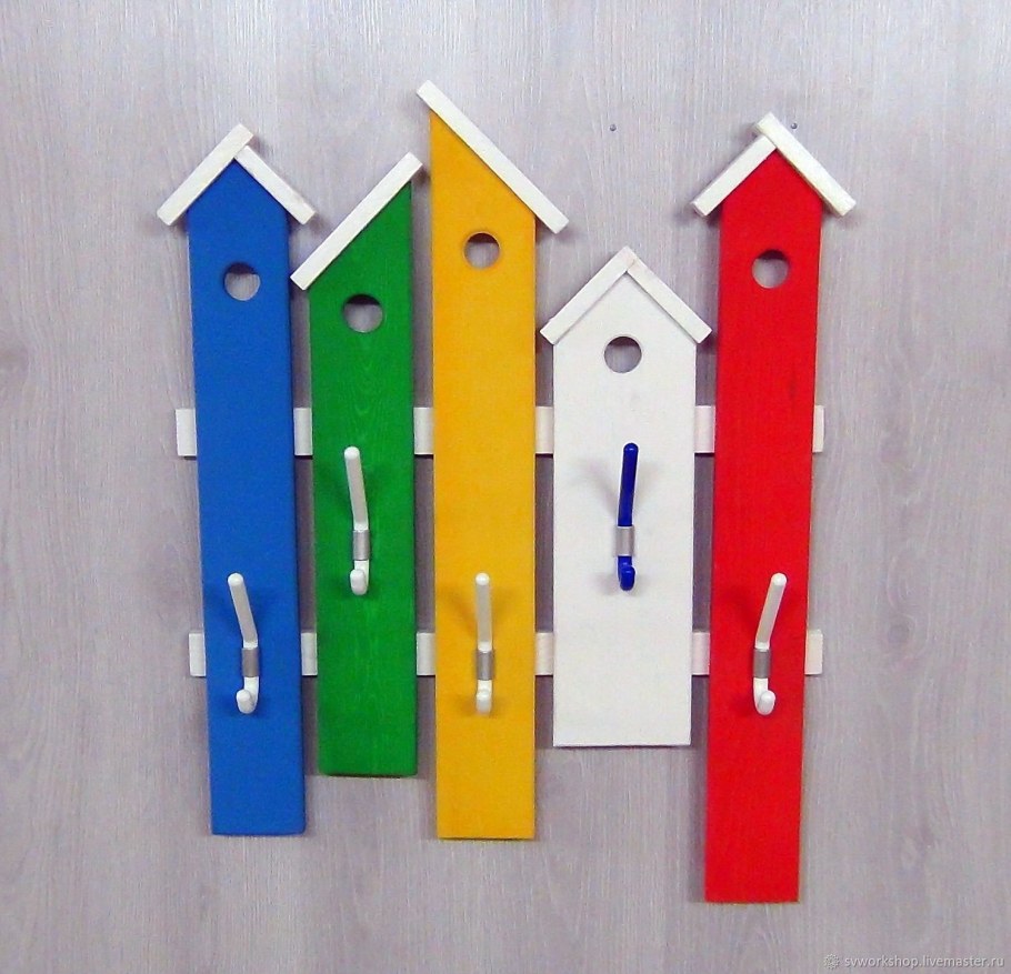 Детские настенные вешалки