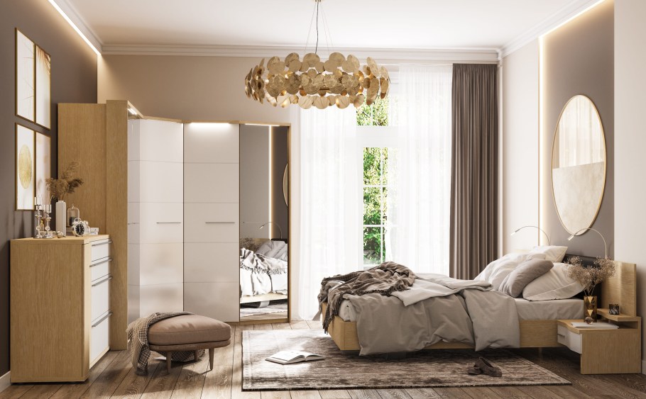 Шкаф пенал Магна лазурит